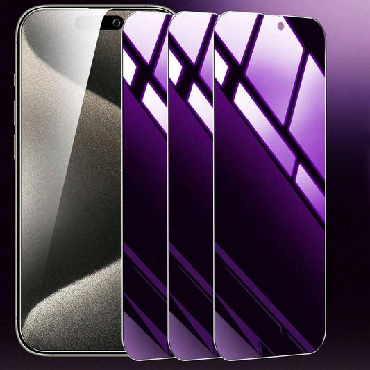 Full Coverage Anti-Blue Light Tempered Glass Screen Protector, 3 Counts Phone Screen Protector, Phone Accessories Compatible with Iphone 14 15 Pro Max for Iphone 17 Pro Max,Iphone 17 Pro,Iphone 17 Air
